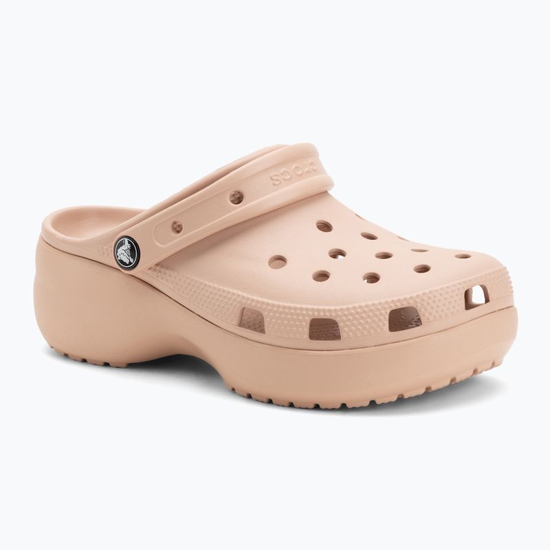 Dámské nazouváky Crocs Classic Platform Clog pink caramel