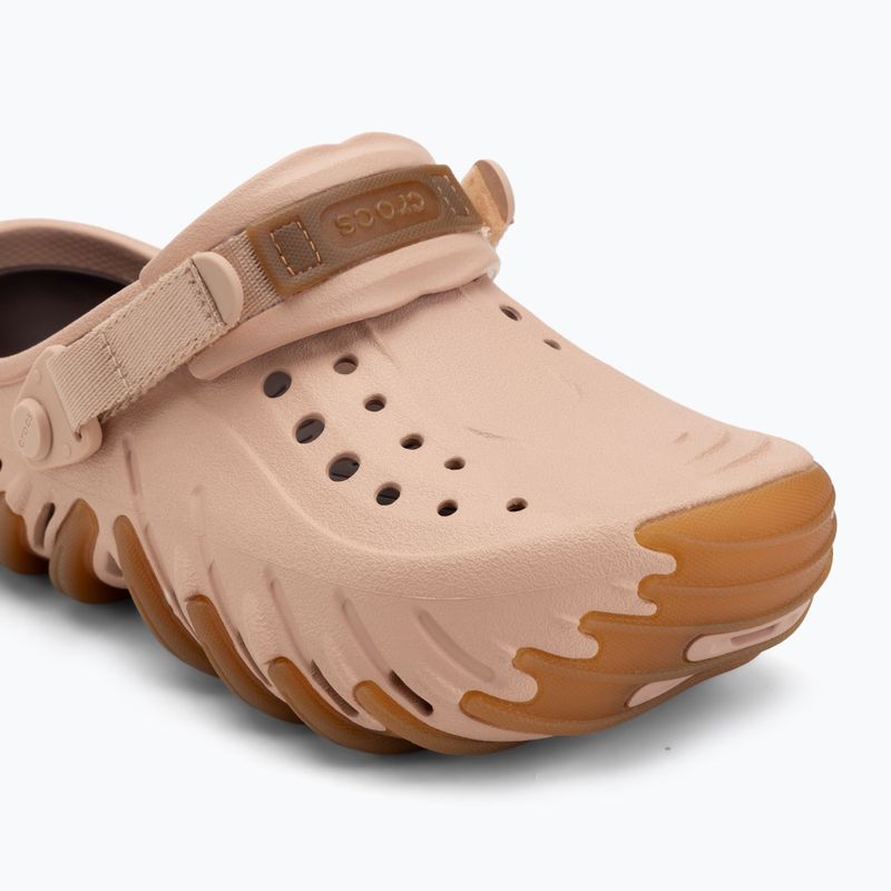Nazouváky Crocs Echo Gum Ro Clog pink caramel 8