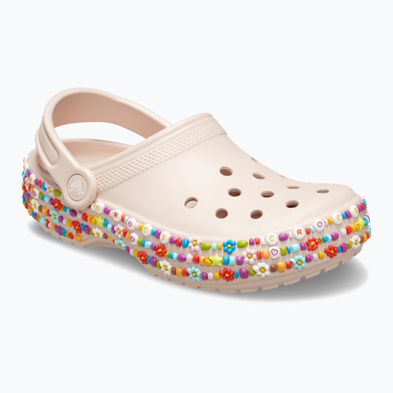 Dětské nazouváky Crocs Classic Beaded Band Clog Kids quartz 9
