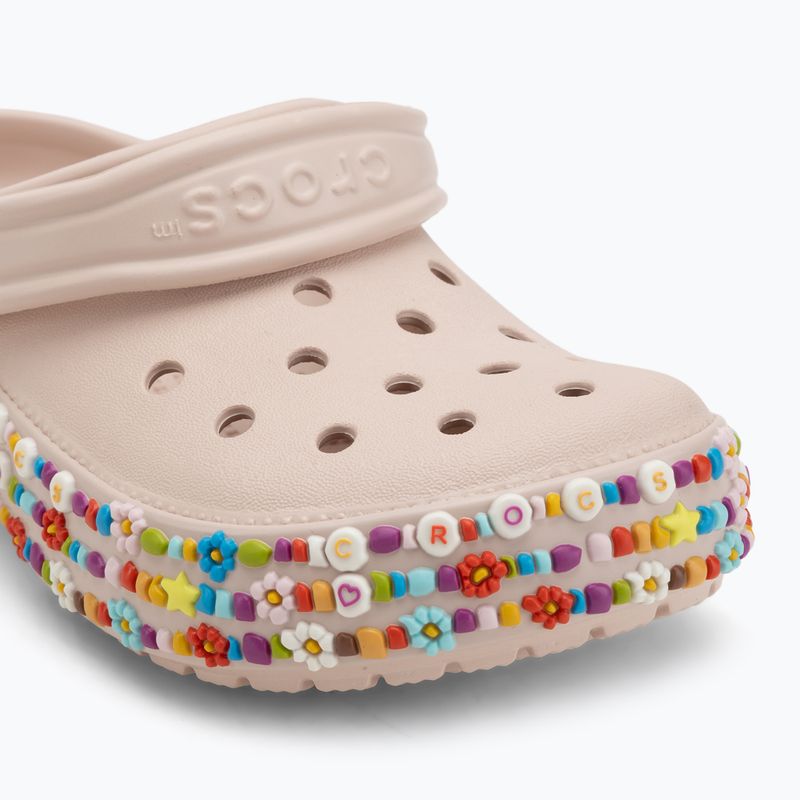 Dětské nazouváky Crocs Classic Beaded Band Clog Kids quartz 8