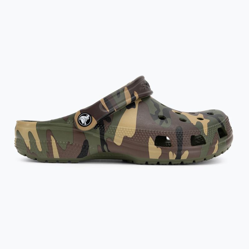 Nazouváky Crocs Classic Camouflage army green/multi 3