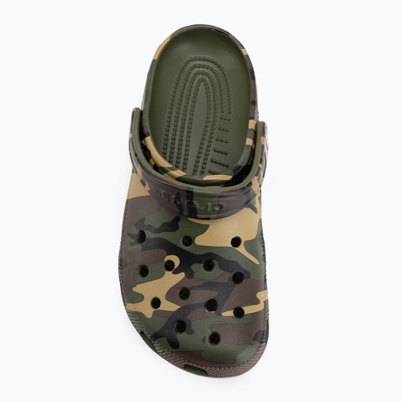 Nazouváky Crocs Classic Camouflage army green/multi 6