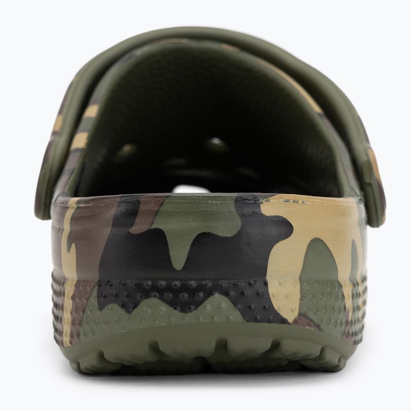 Nazouváky Crocs Classic Camouflage army green/multi 7
