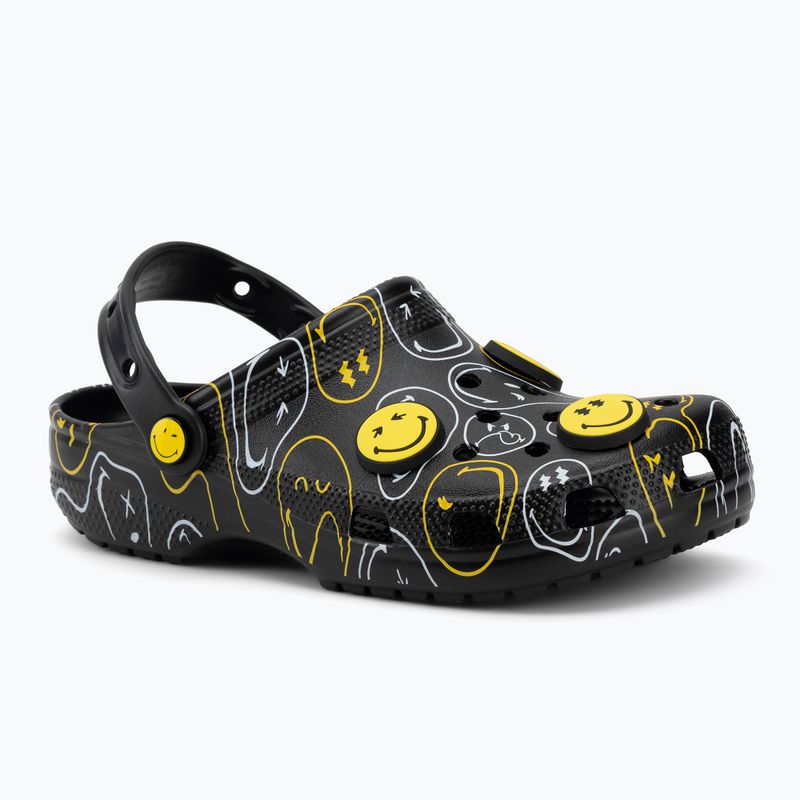 Nazouváky Crocs Classic Smiley multicolor 2