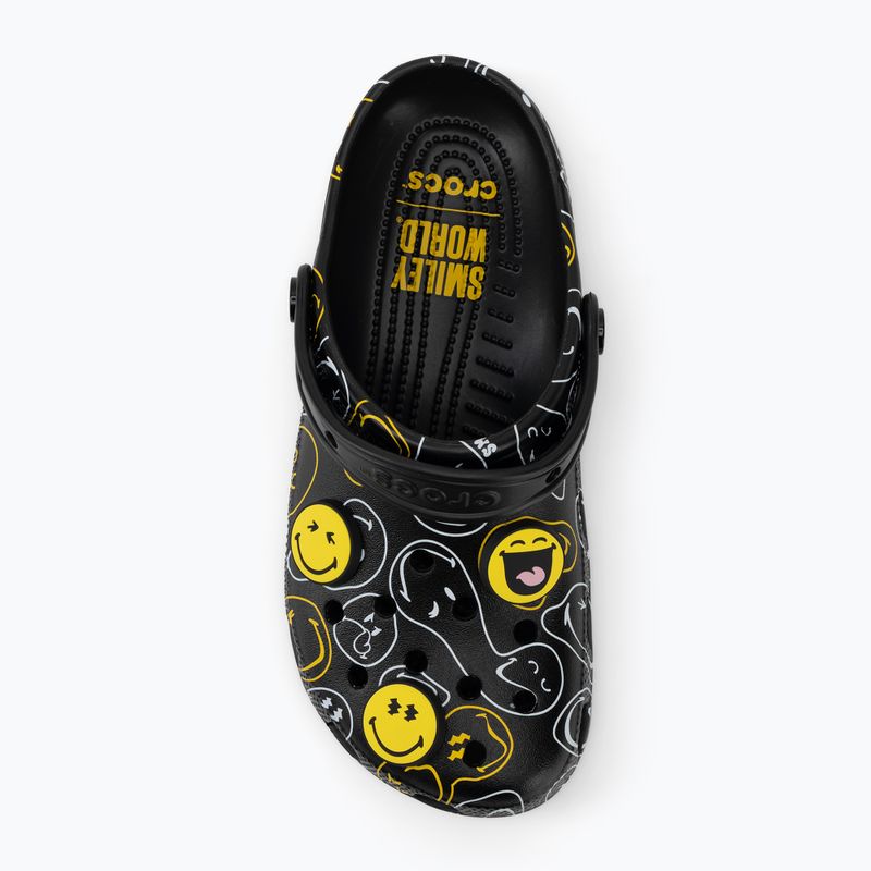 Nazouváky Crocs Classic Smiley multicolor 6