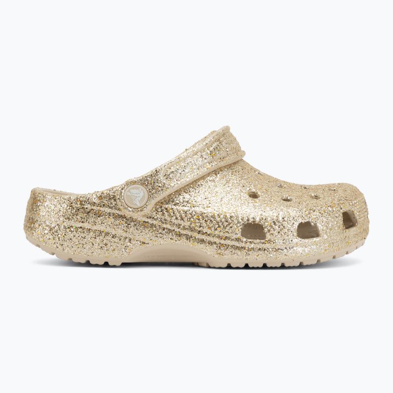 Dětské nazouváky Crocs Classic Chunky Glitter sandstone 3