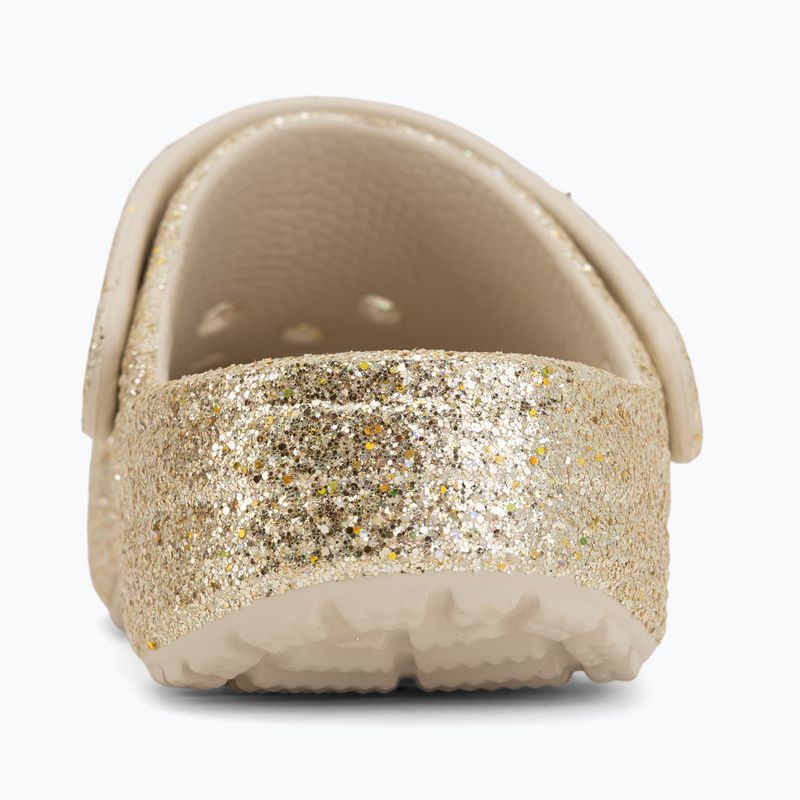 Dětské nazouváky Crocs Classic Chunky Glitter sandstone 7