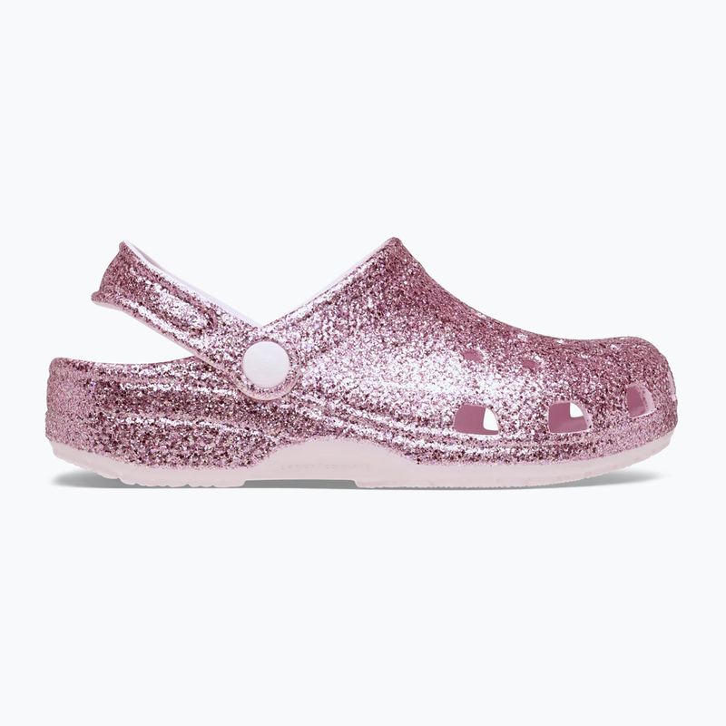 Dětské nazouváky Crocs Classic Chunky Glitter pink milk 10