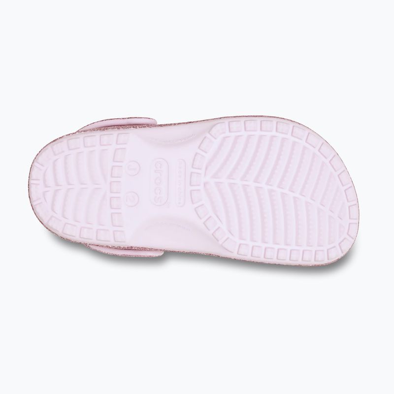 Dětské nazouváky Crocs Classic Chunky Glitter pink milk 11
