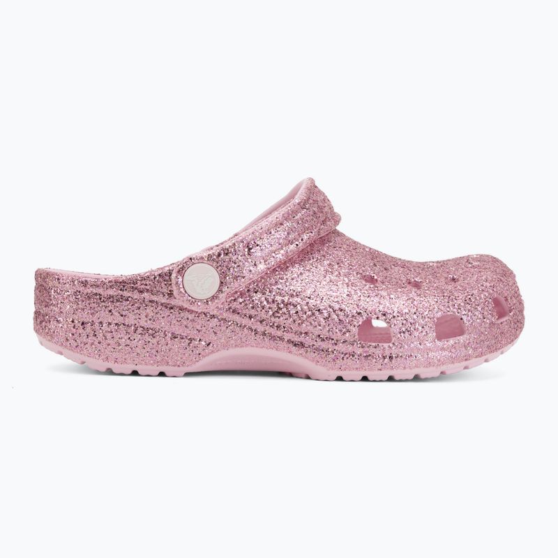 Dětské nazouváky Crocs Classic Chunky Glitter pink milk 3