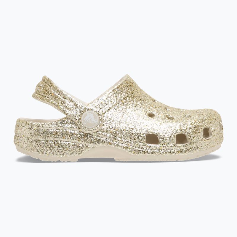 Dětské nazouváky Crocs Classic Chunky Glitter 211940 sandstone 10