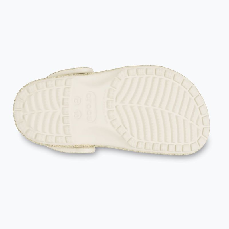 Dětské nazouváky Crocs Classic Chunky Glitter 211940 sandstone 11