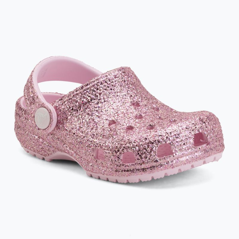 Dětské nazouváky Crocs Classic Chunky Glitter 211940 pink milk 2