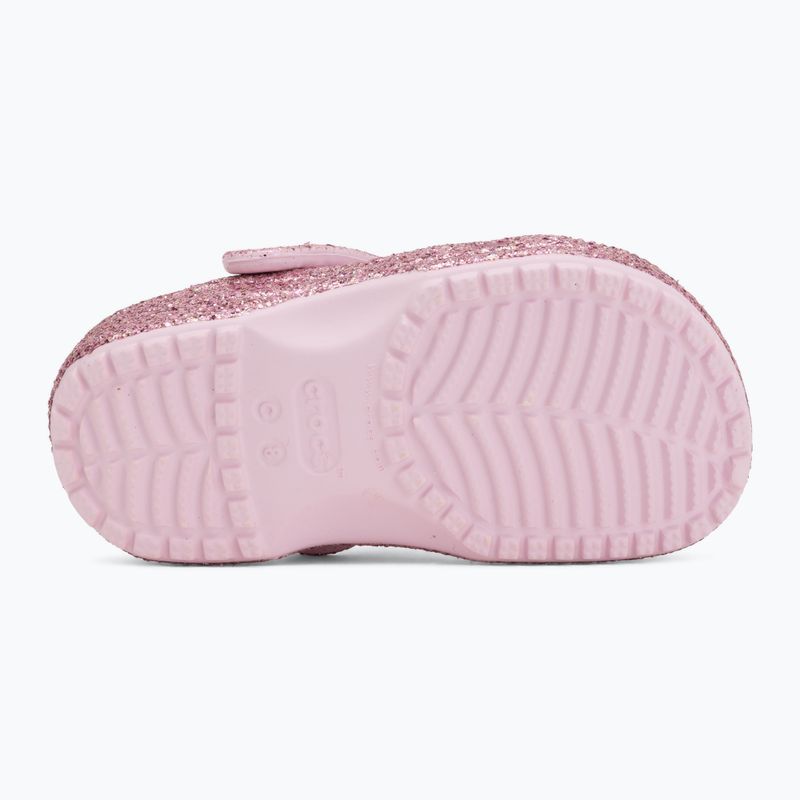 Dětské nazouváky Crocs Classic Chunky Glitter 211940 pink milk 5