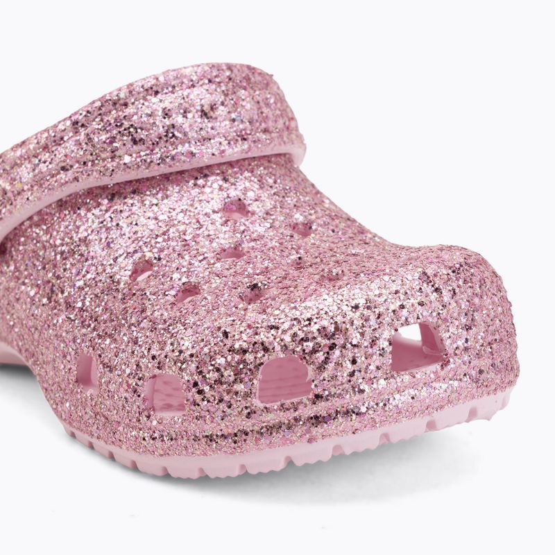 Dětské nazouváky Crocs Classic Chunky Glitter 211940 pink milk 8