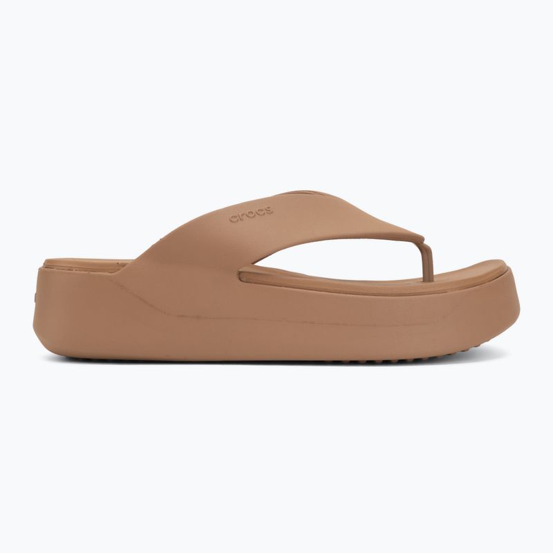 Dámské žabky Crocs Gateway Platform milk chocolate 2