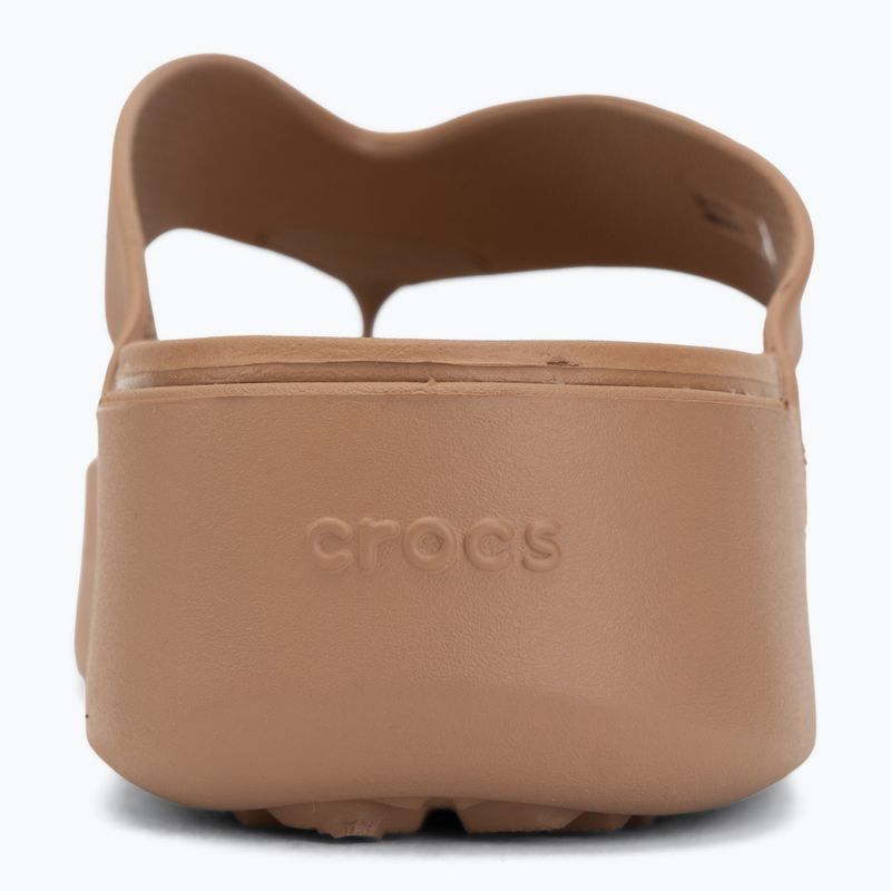 Dámské žabky Crocs Gateway Platform milk chocolate 6