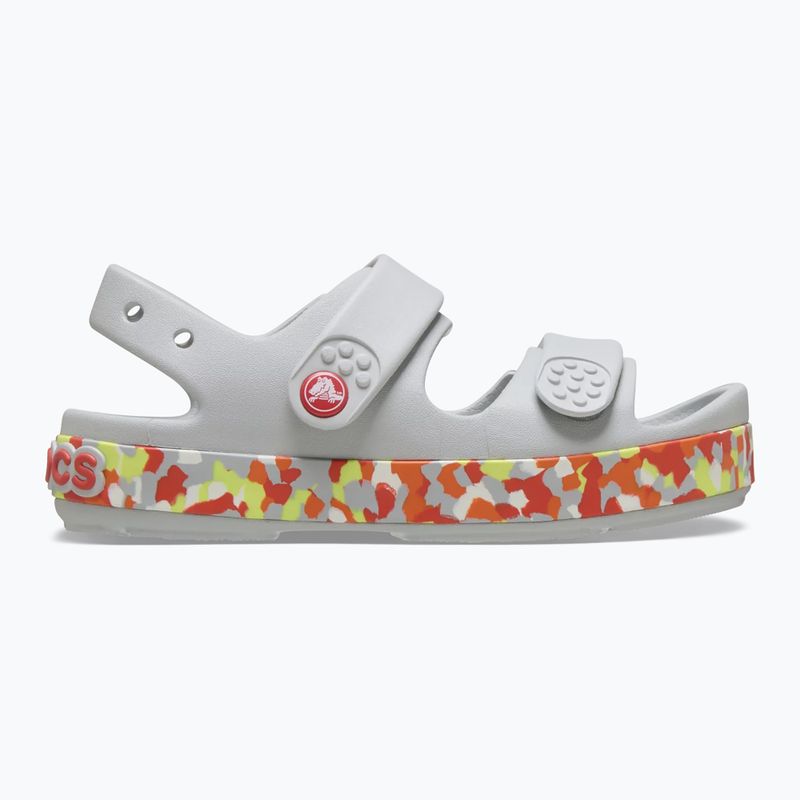 Dětské sandály Crocs Crocband Cruiser Glow Confetti Band atmosphere/flame 2