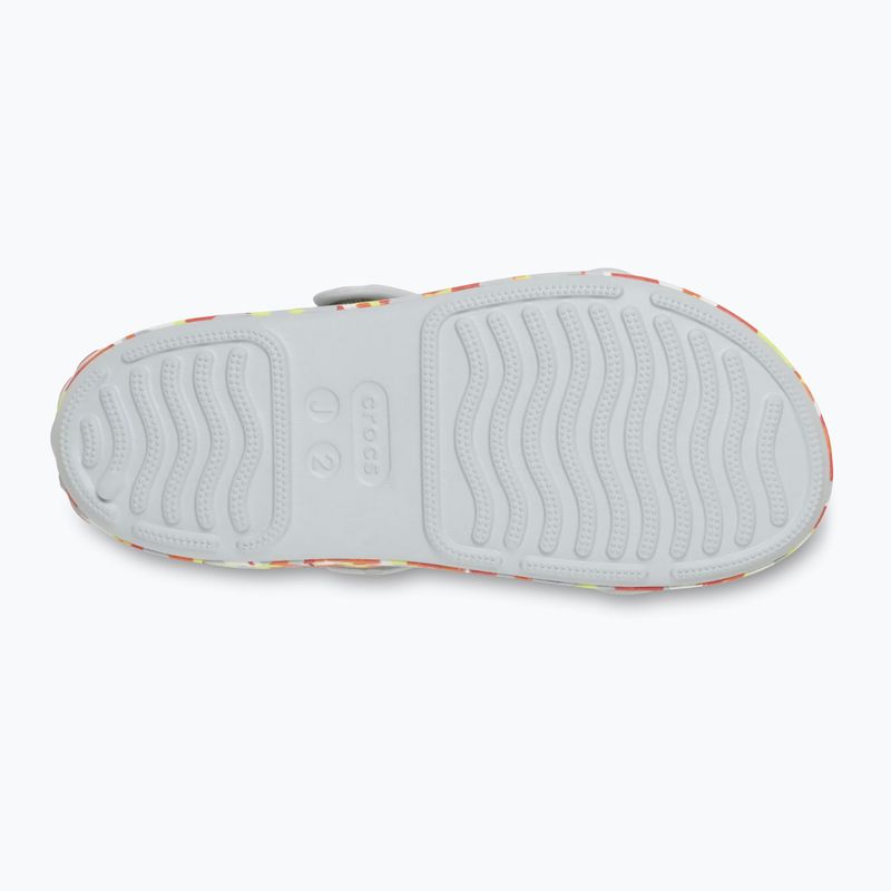 Dětské sandály Crocs Crocband Cruiser Glow Confetti Band atmosphere/flame 3