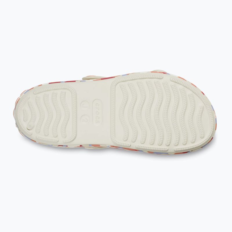 Dětské sandály Crocs Crocband Cruiser Glow Confetti Band summit white/guava 3