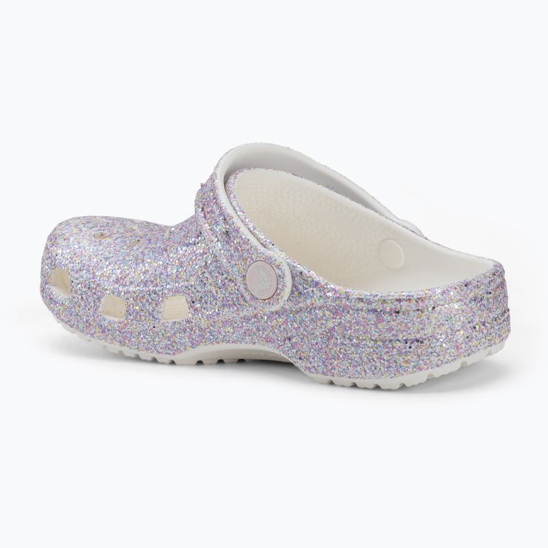 Dětské nazouváky Crocs Classic Fantasy Glitter white 4