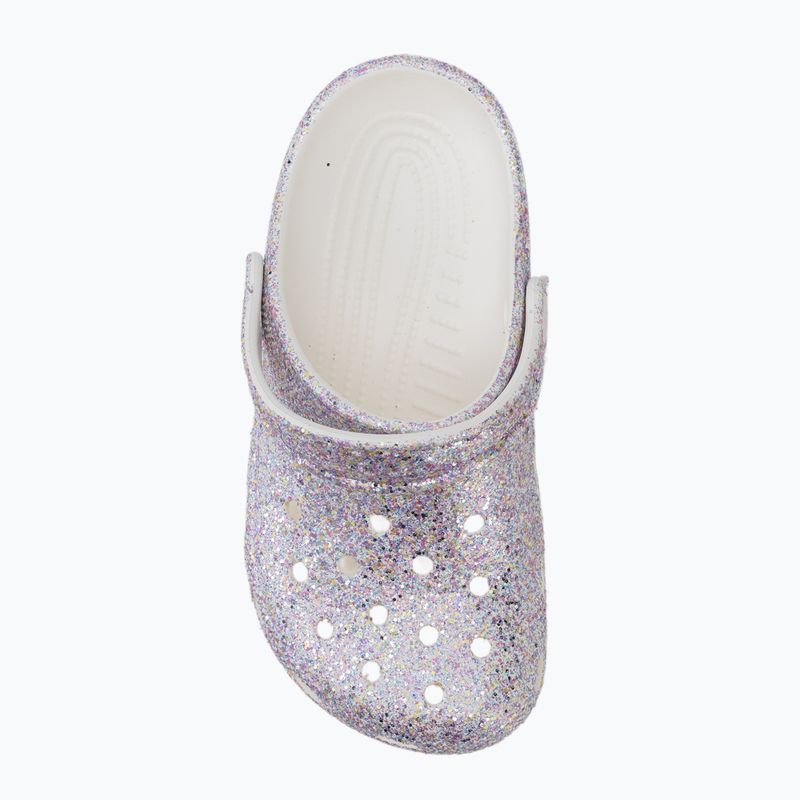Dětské nazouváky Crocs Classic Fantasy Glitter white 6