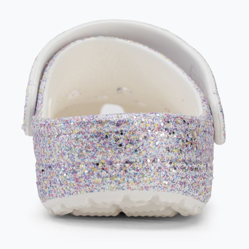 Dětské nazouváky Crocs Classic Fantasy Glitter white 7