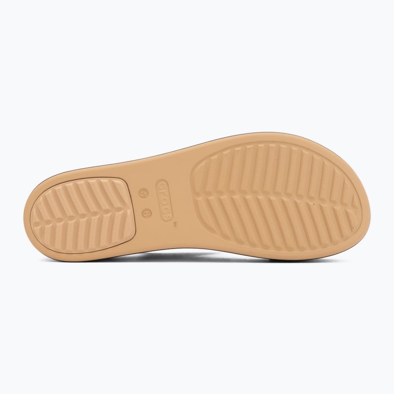 Dámské sandály  Crocs Brooklyn Matte Wrap Low Wedge black/cashew 4