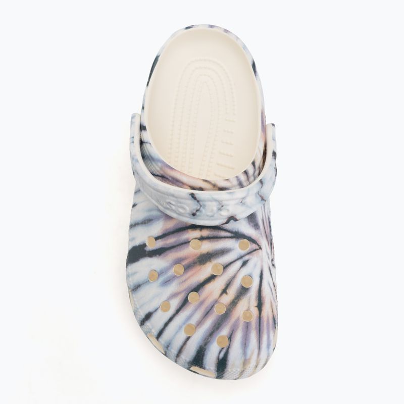 Nazouváky Crocs Classic Tie Dye chalk/multi 6