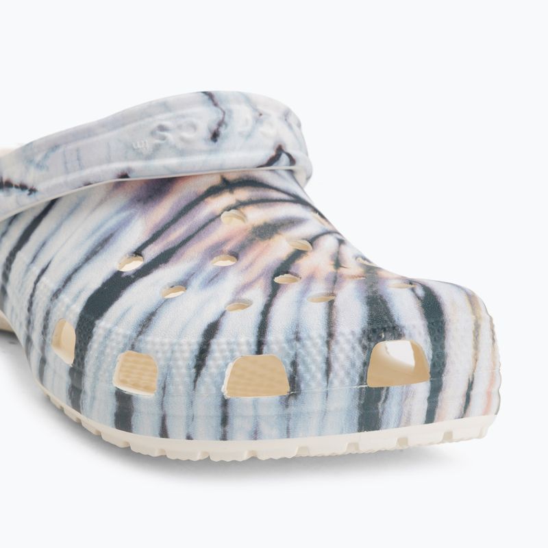 Nazouváky Crocs Classic Tie Dye chalk/multi 8