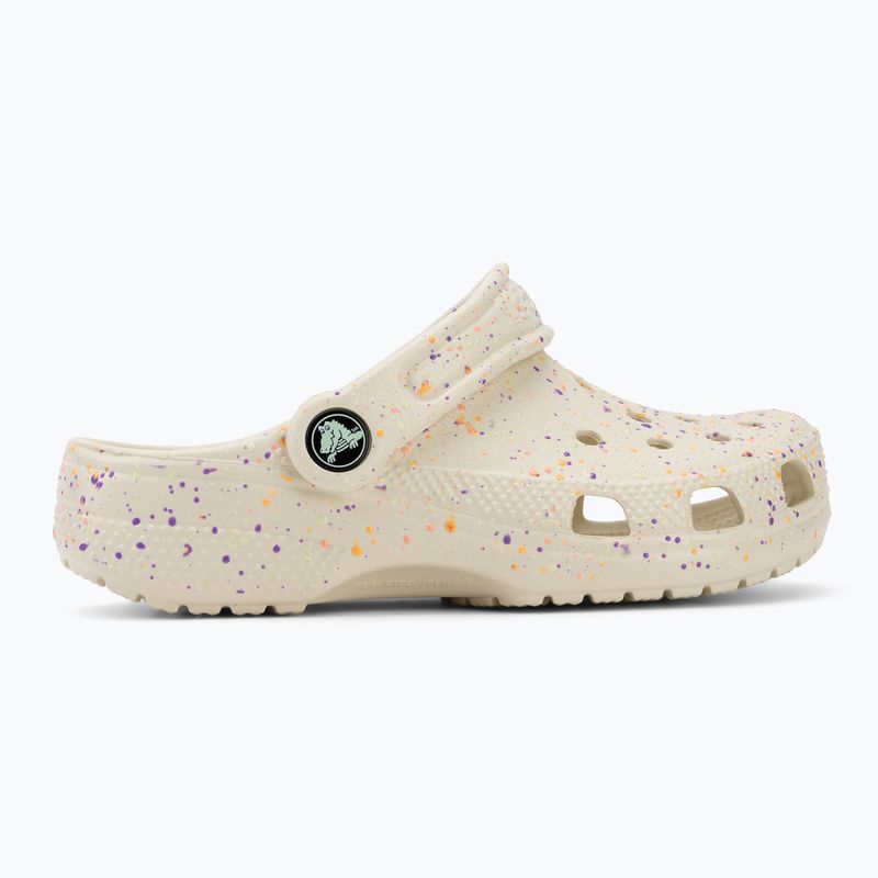 Dětské nazouváky Crocs Classic Glow Paint Splatter summit white/multi 3