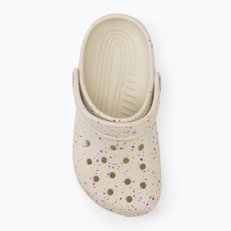 Dětské nazouváky Crocs Classic Glow Paint Splatter summit white/multi 6
