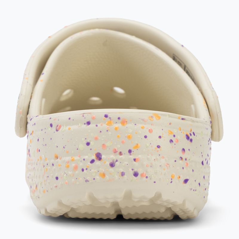 Dětské nazouváky Crocs Classic Glow Paint Splatter summit white/multi 7