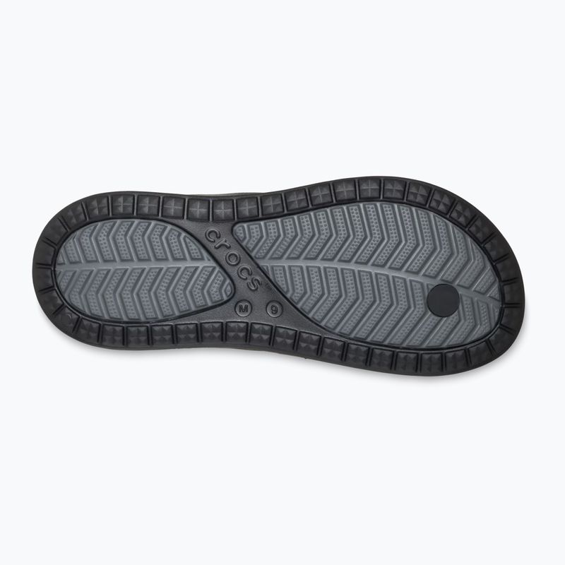 Žabky Crocs Coast Flip black/slate grey 10