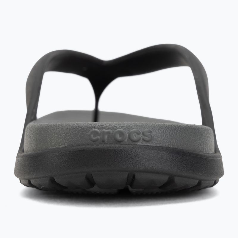 Žabky Crocs Coast Flip black/slate grey 6