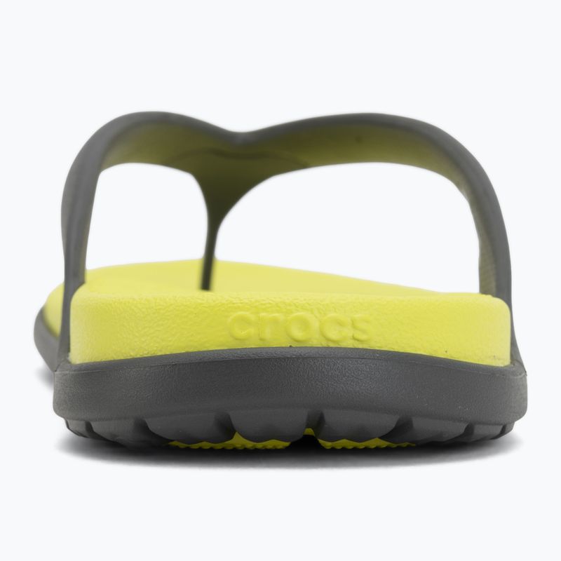 Žabky Crocs Coast Flip slate grey/citrus 6