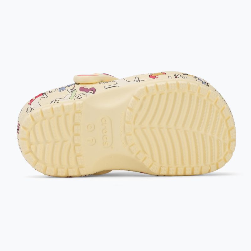 Dětské nazouváky Crocs Classic Unicorn Graphic yellow light 5
