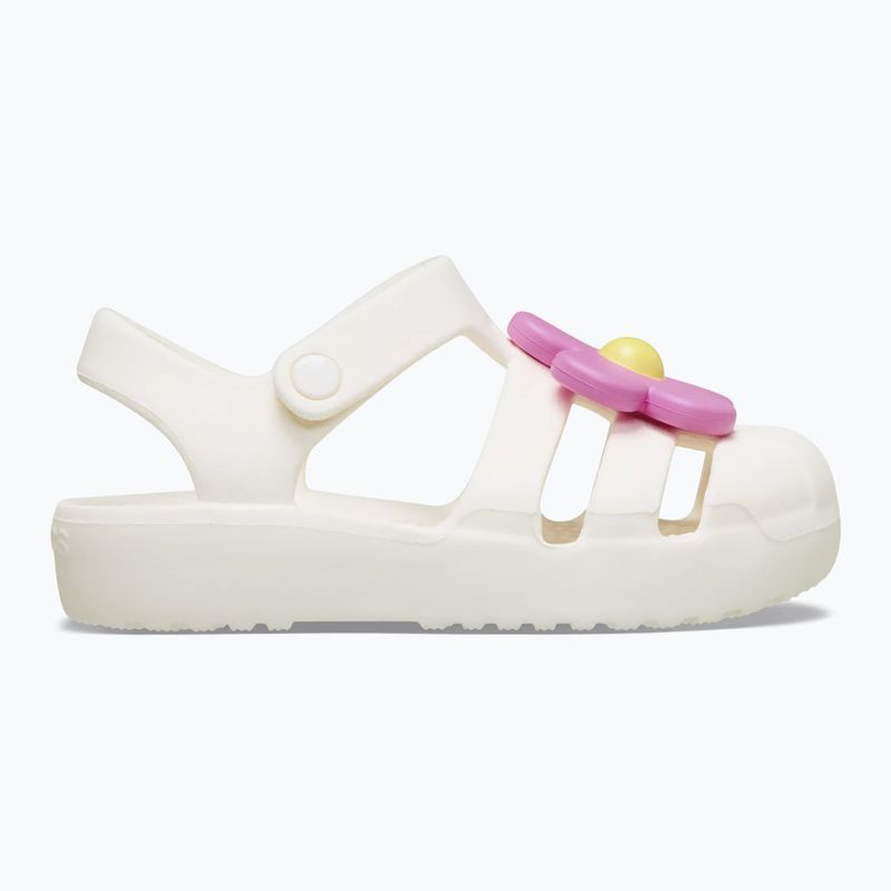 Dětské sandály Crocs Classic Flower chalk 9