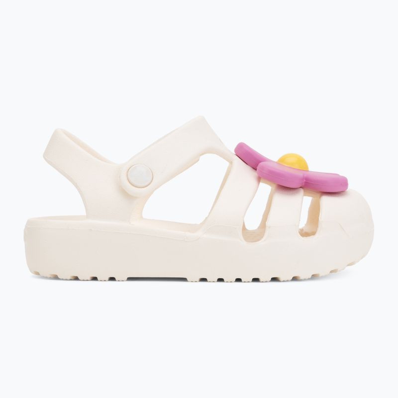 Dětské sandály Crocs Classic Flower chalk 2