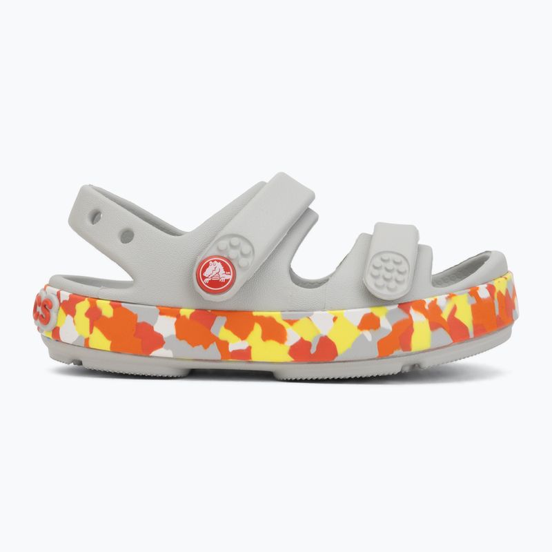 Dětské sandály Crocs Crocband Cruiser Glow Confetti Band atmosphere/flame 2