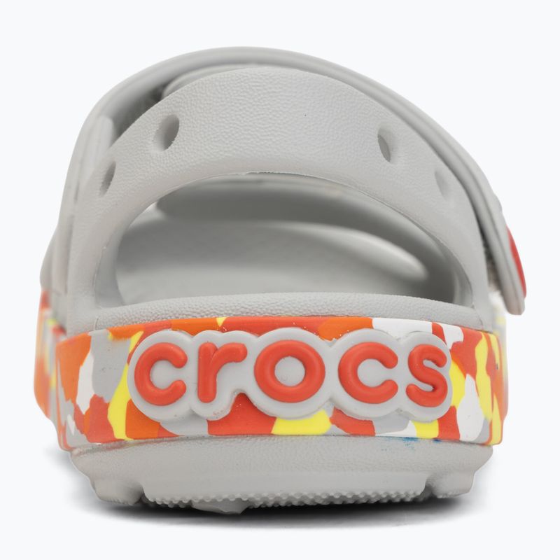 Dětské sandály Crocs Crocband Cruiser Glow Confetti Band atmosphere/flame 6