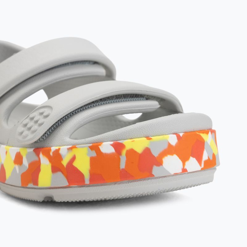 Dětské sandály Crocs Crocband Cruiser Glow Confetti Band atmosphere/flame 7