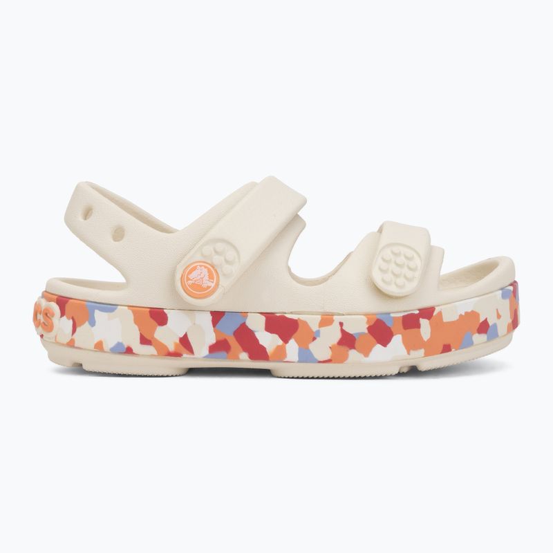 Dětské sandály Crocs Crocband Cruiser Glow Confetti Band summit white/guava 2