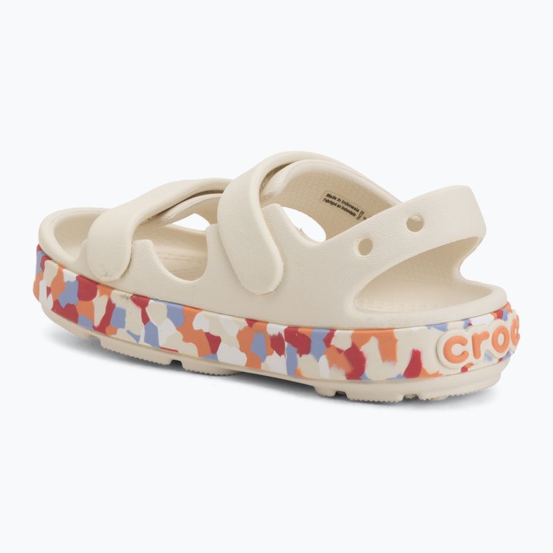 Dětské sandály Crocs Crocband Cruiser Glow Confetti Band summit white/guava 3