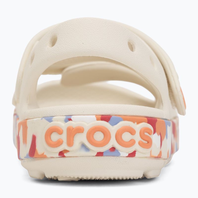 Dětské sandály Crocs Crocband Cruiser Glow Confetti Band summit white/guava 6
