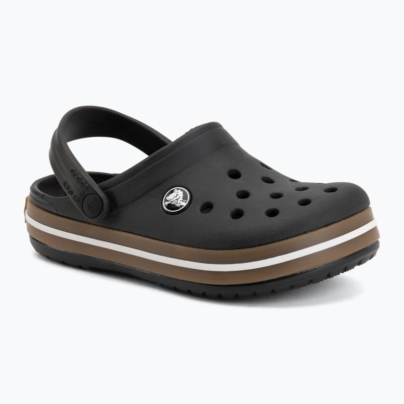 Dětské nazouváky Crocs Crocband Gum black 2