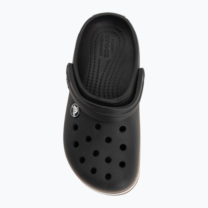 Dětské nazouváky Crocs Crocband Gum black 6