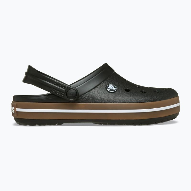Dětské nazouváky Crocs Crocband Gum black 2