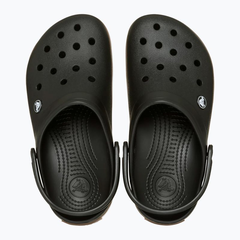 Dětské nazouváky Crocs Crocband Gum black 5