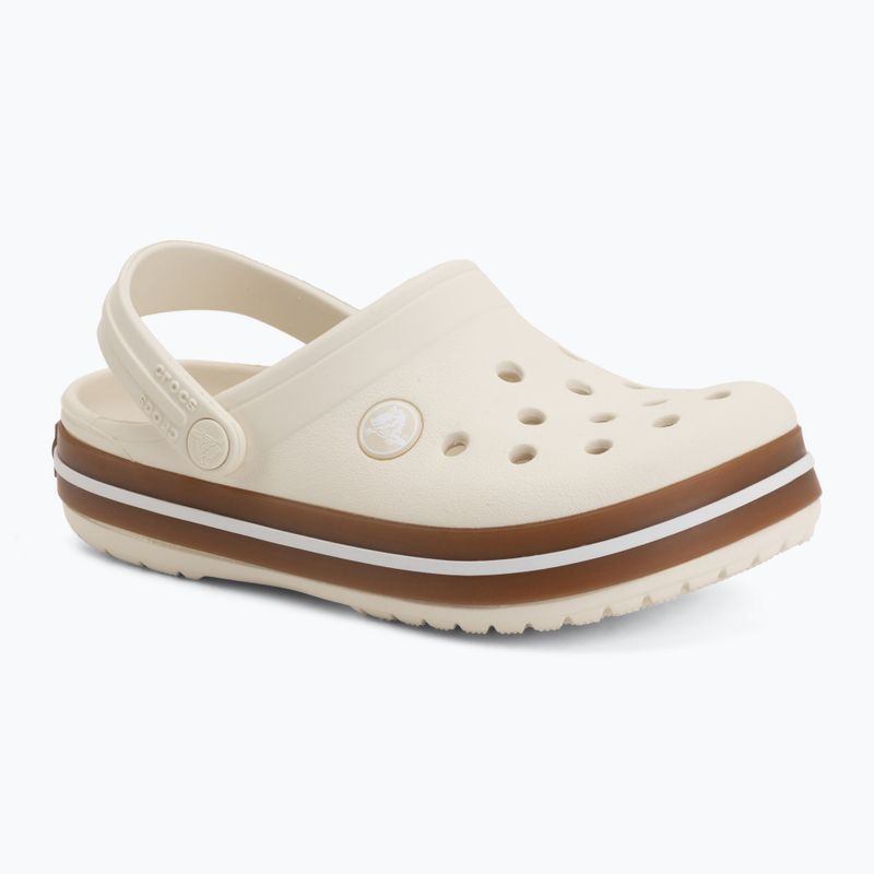 Dětské nazouváky Crocs Crocband Gum summit white 2
